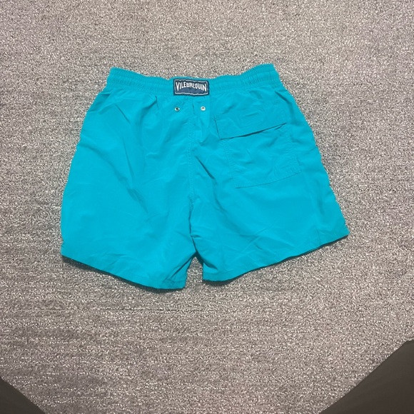 Men’s Vilebrequin Swim Shorts Water Activated Like New Medium M Blue Green - Picture 8 of 10